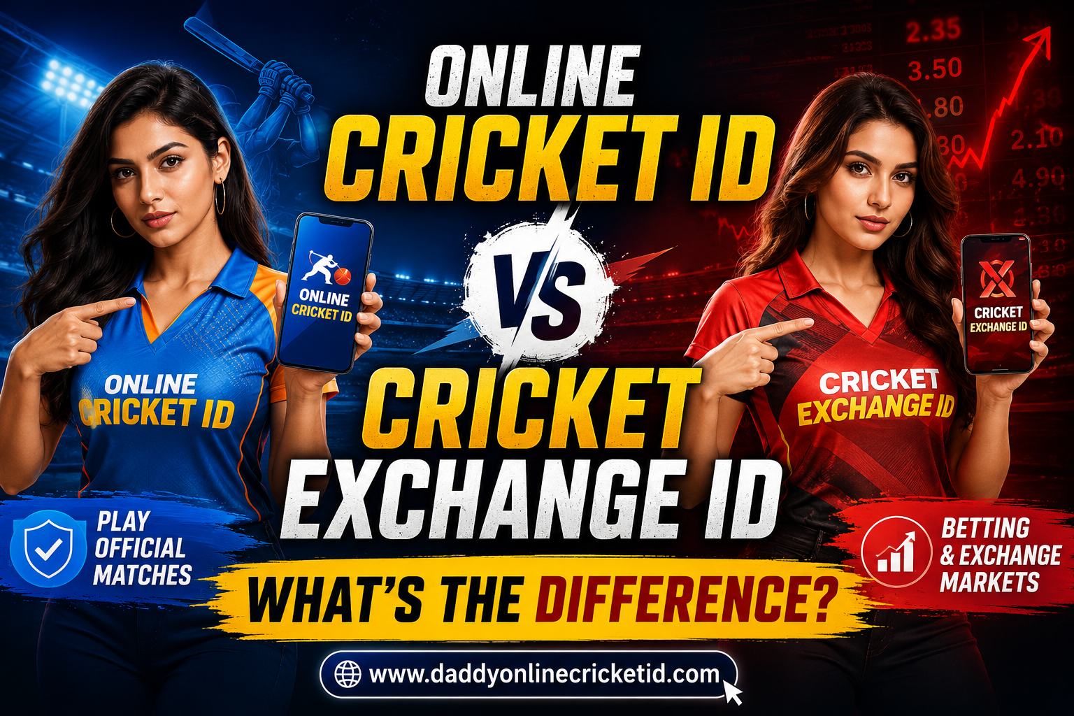 Online Cricket ID vs Cricket Exchange ID