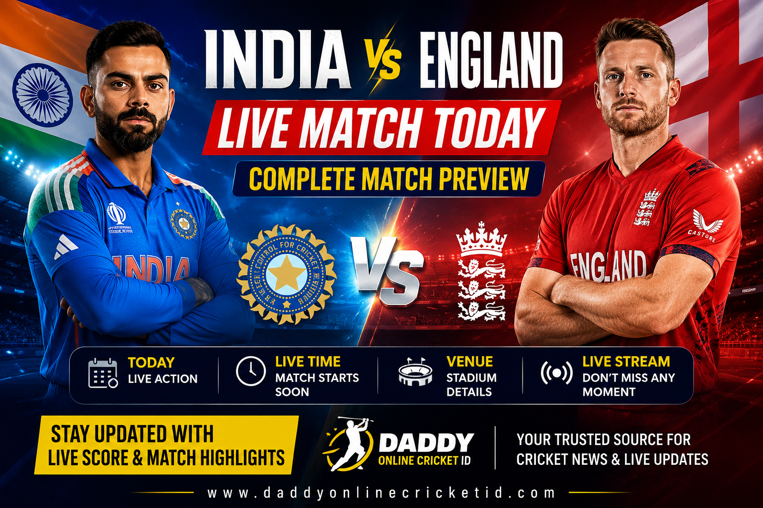 India vs England Live Match