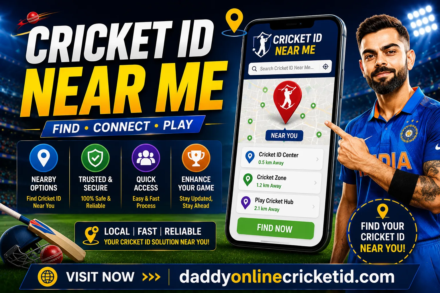 Cricket ID Near Me
