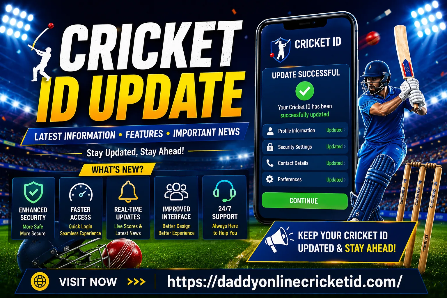 Cricket ID Update