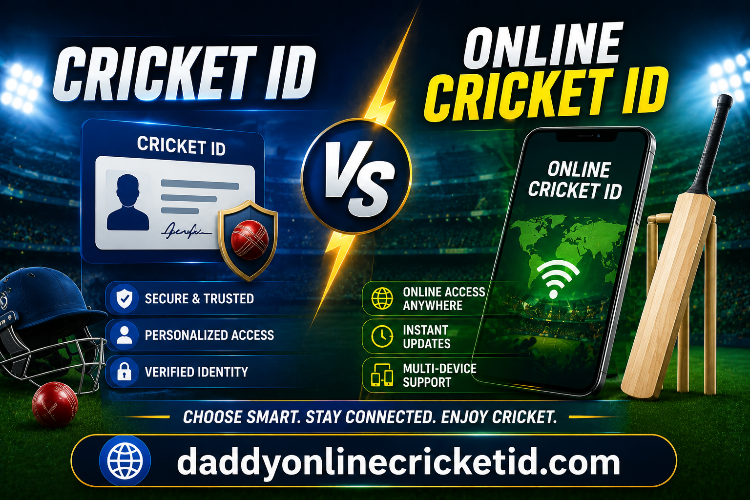 Cricket ID vs Online Cricket ID