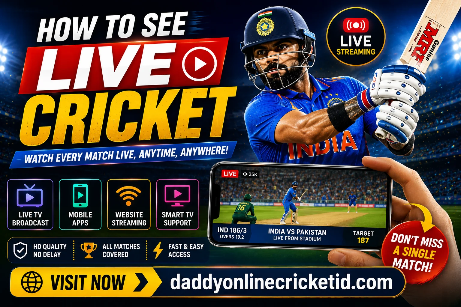 How to See Live Cricket