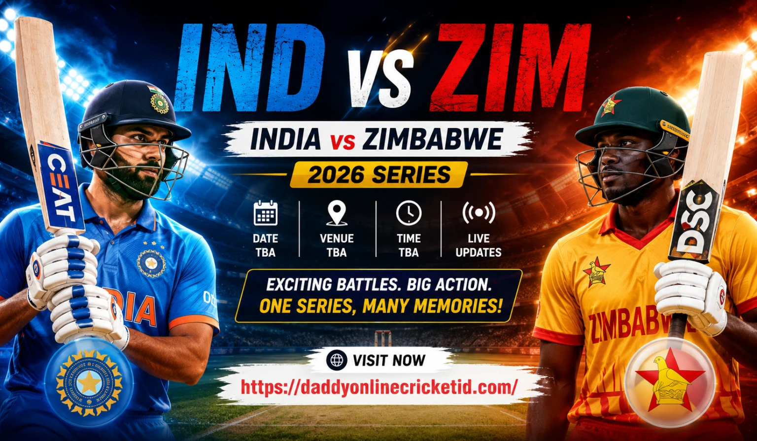 IND vs ZIM