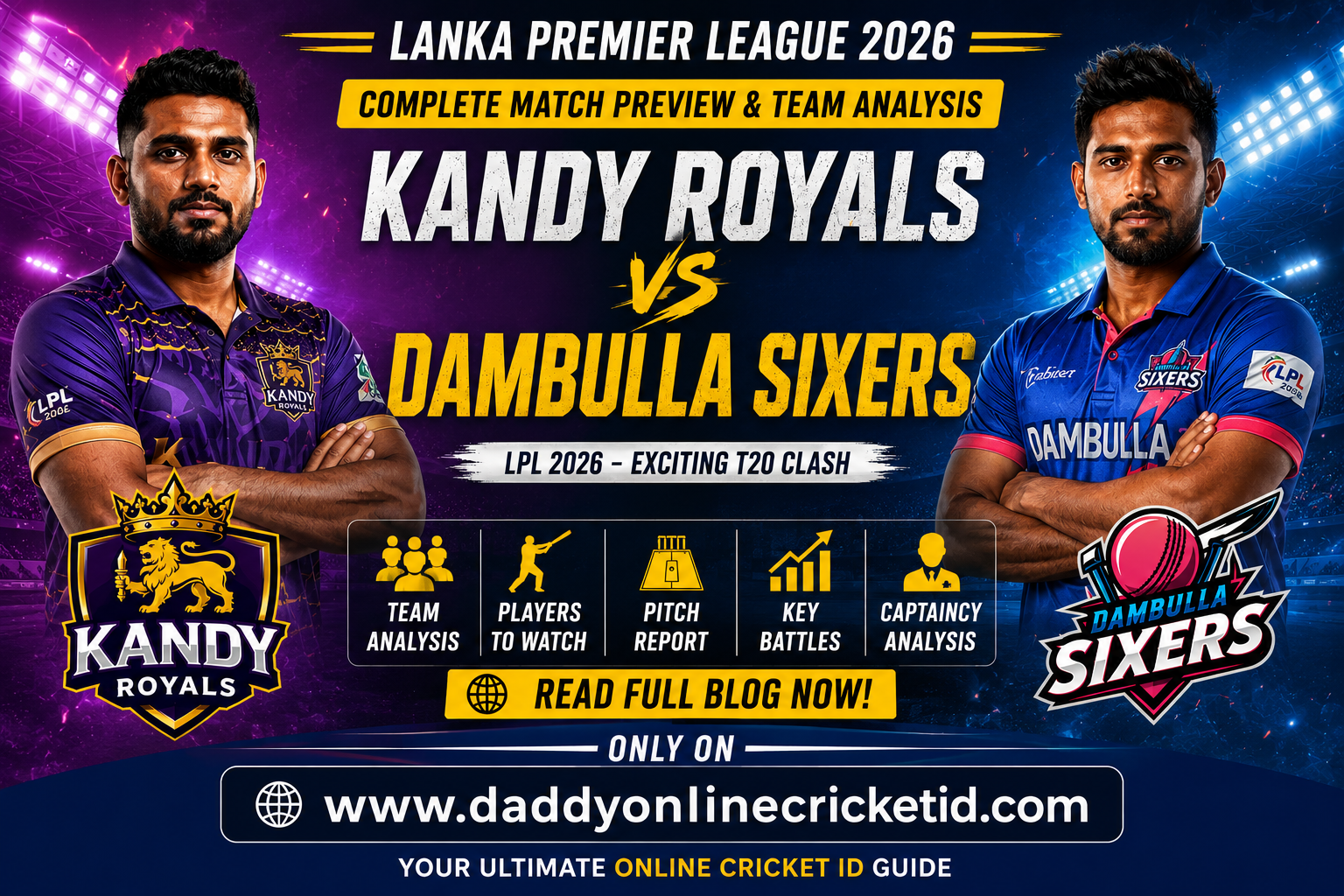 Kandy Royals vs Dambulla Sixers
