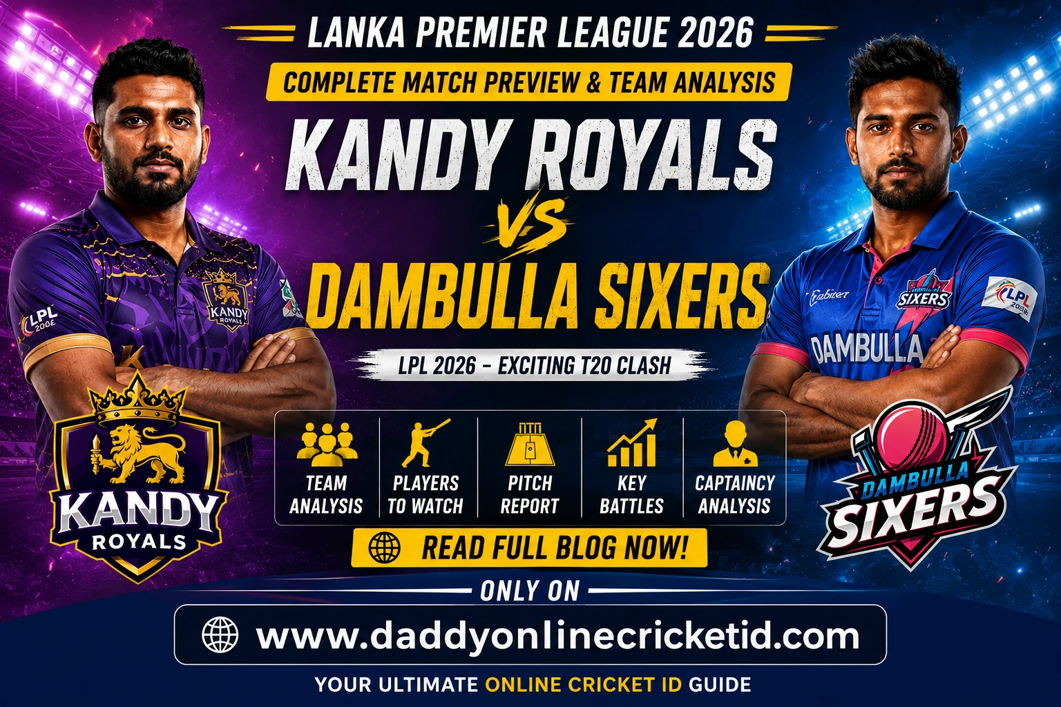 Kandy Royals vs Dambulla Sixers