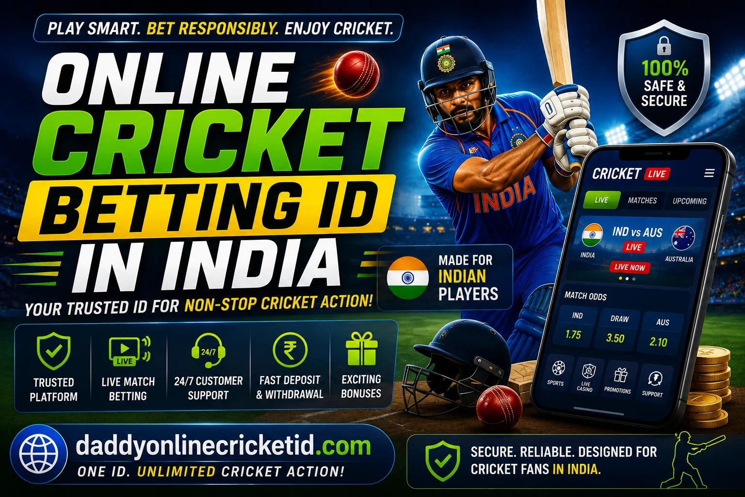 Online Cricket Betting ID in India