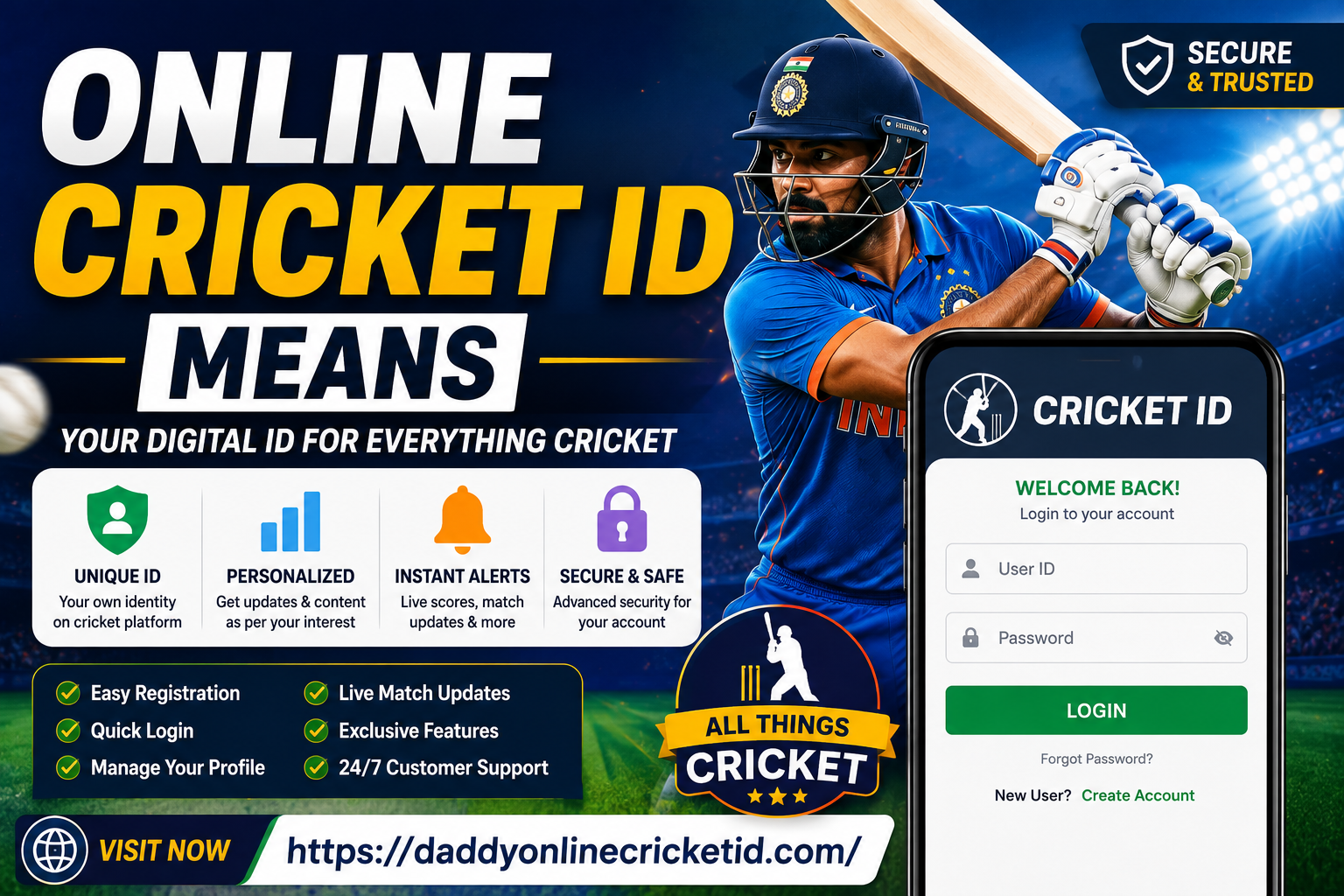 Online Cricket ID Means
