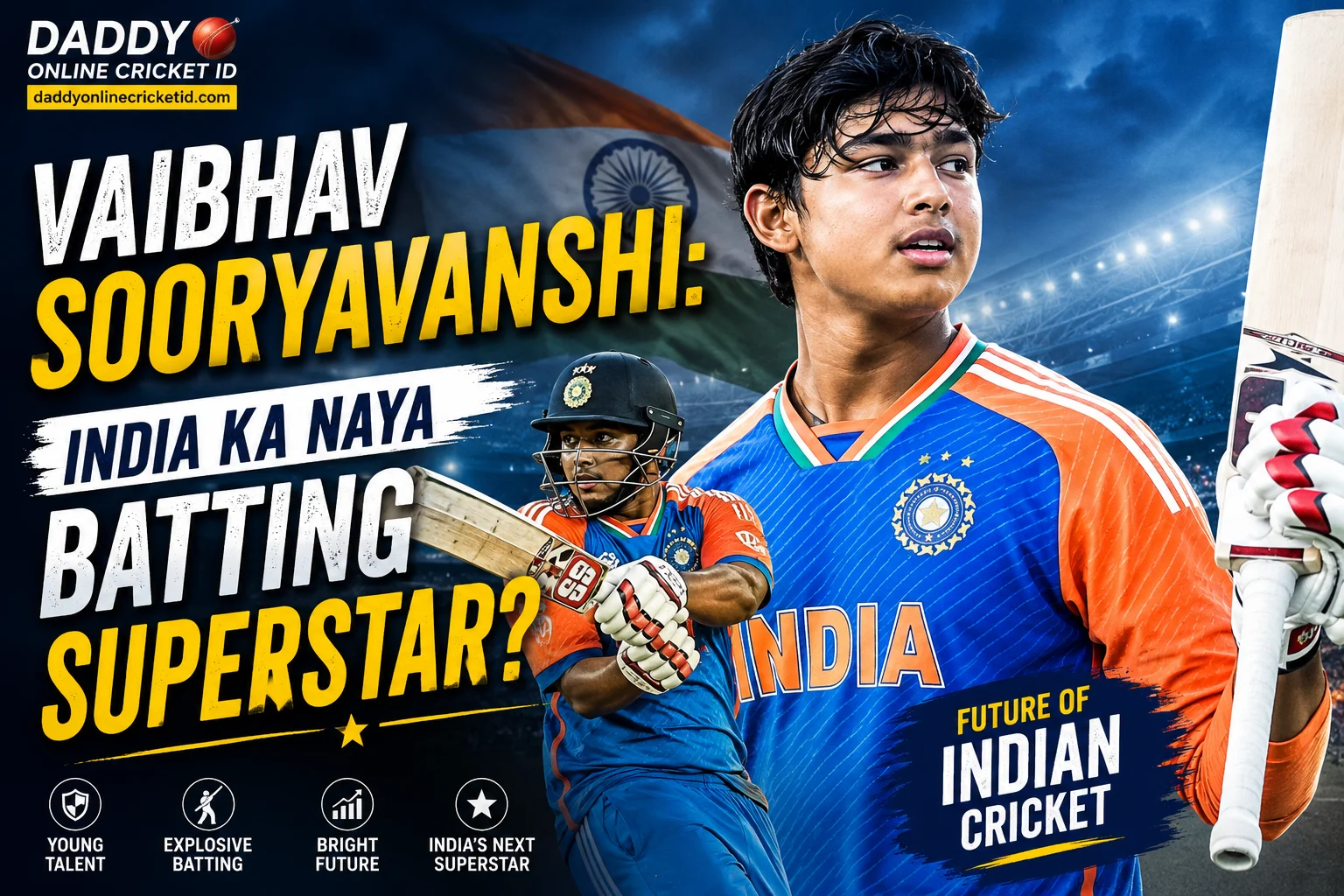 Read more about the article Vaibhav Sooryavanshi: India Ka Naya Batting Superstar?
