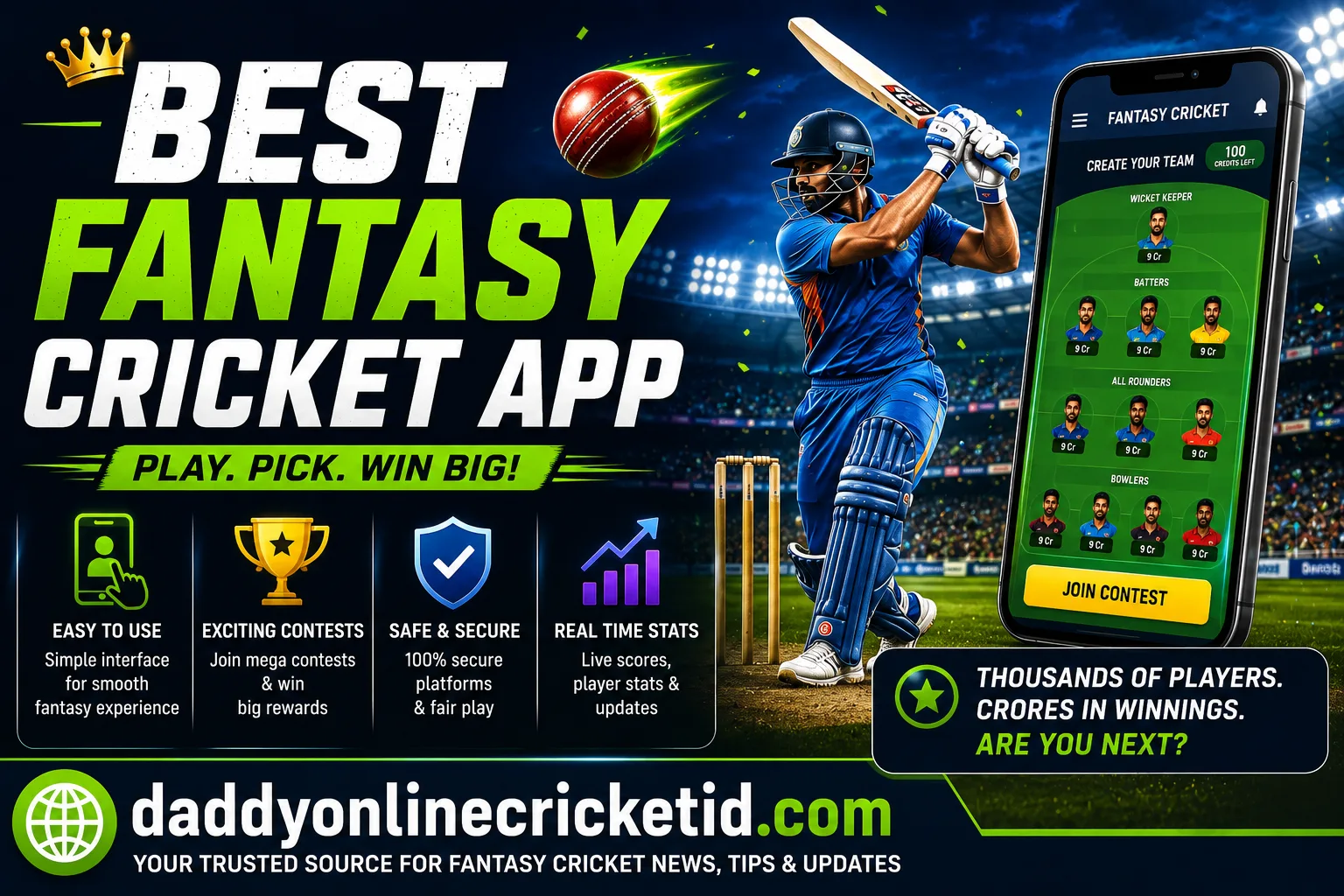 best fantasy cricket app