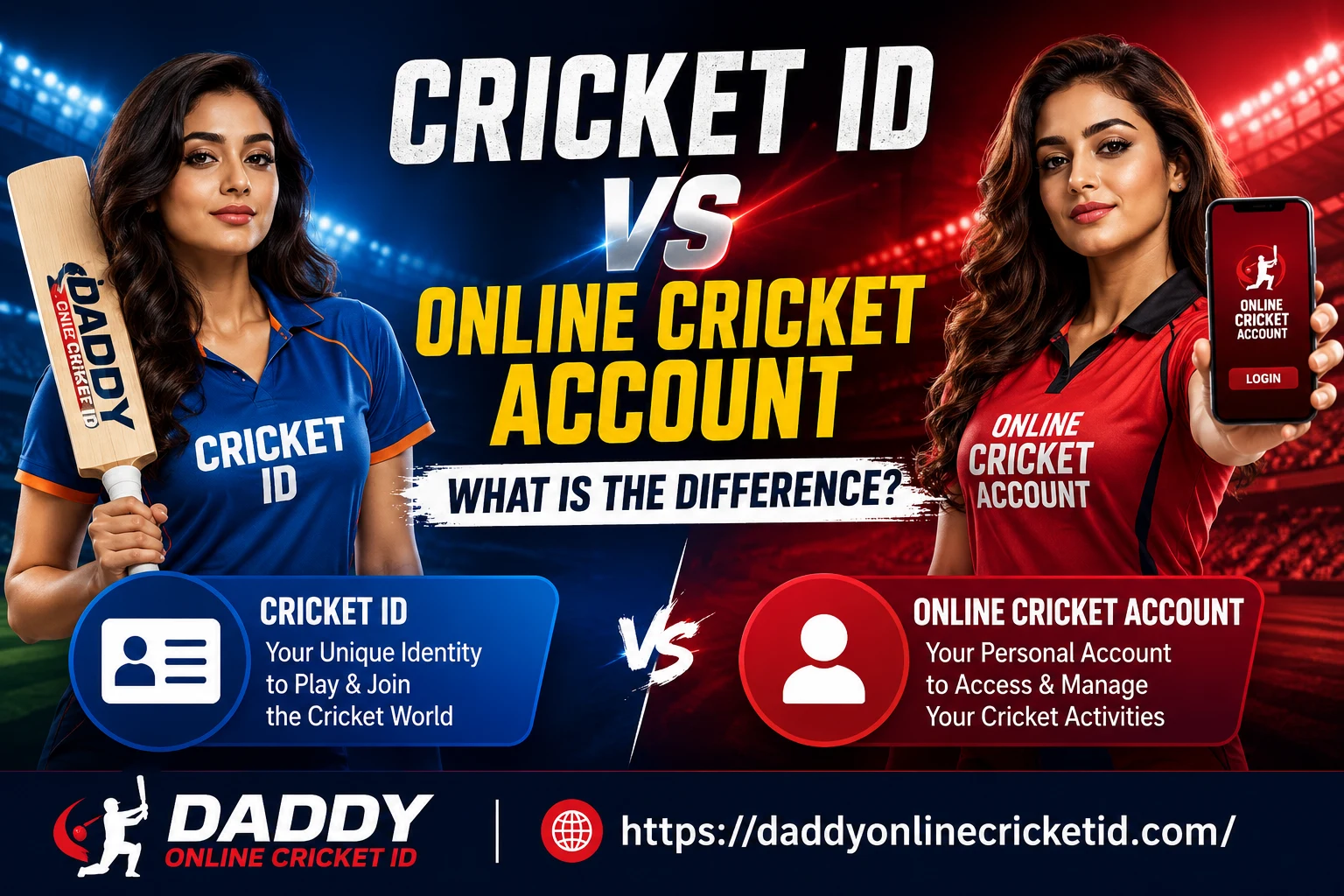 Cricket ID vs Online Cricket Account