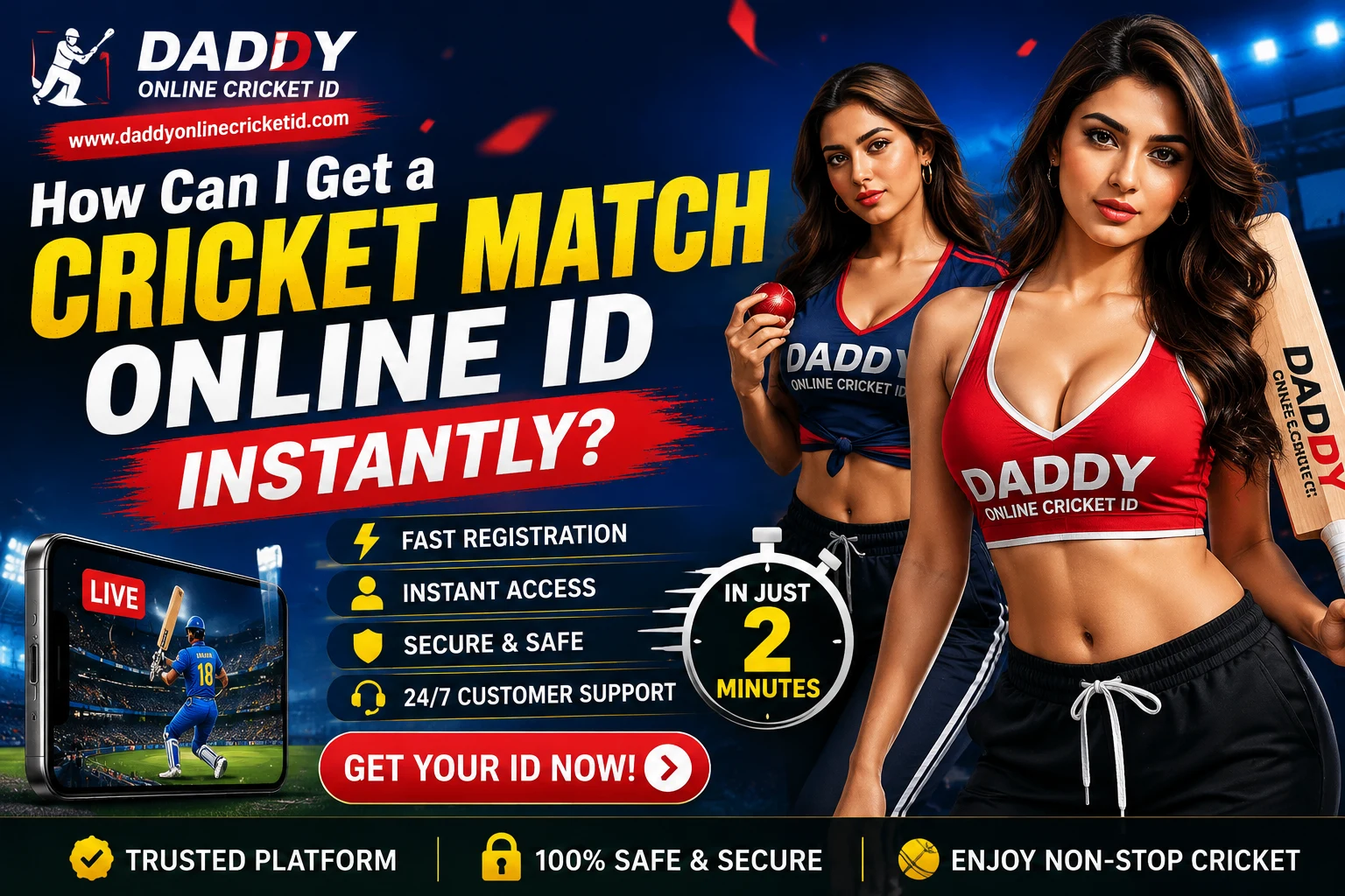 Read more about the article How Can I Get a Cricket Match Online ID Instantly?