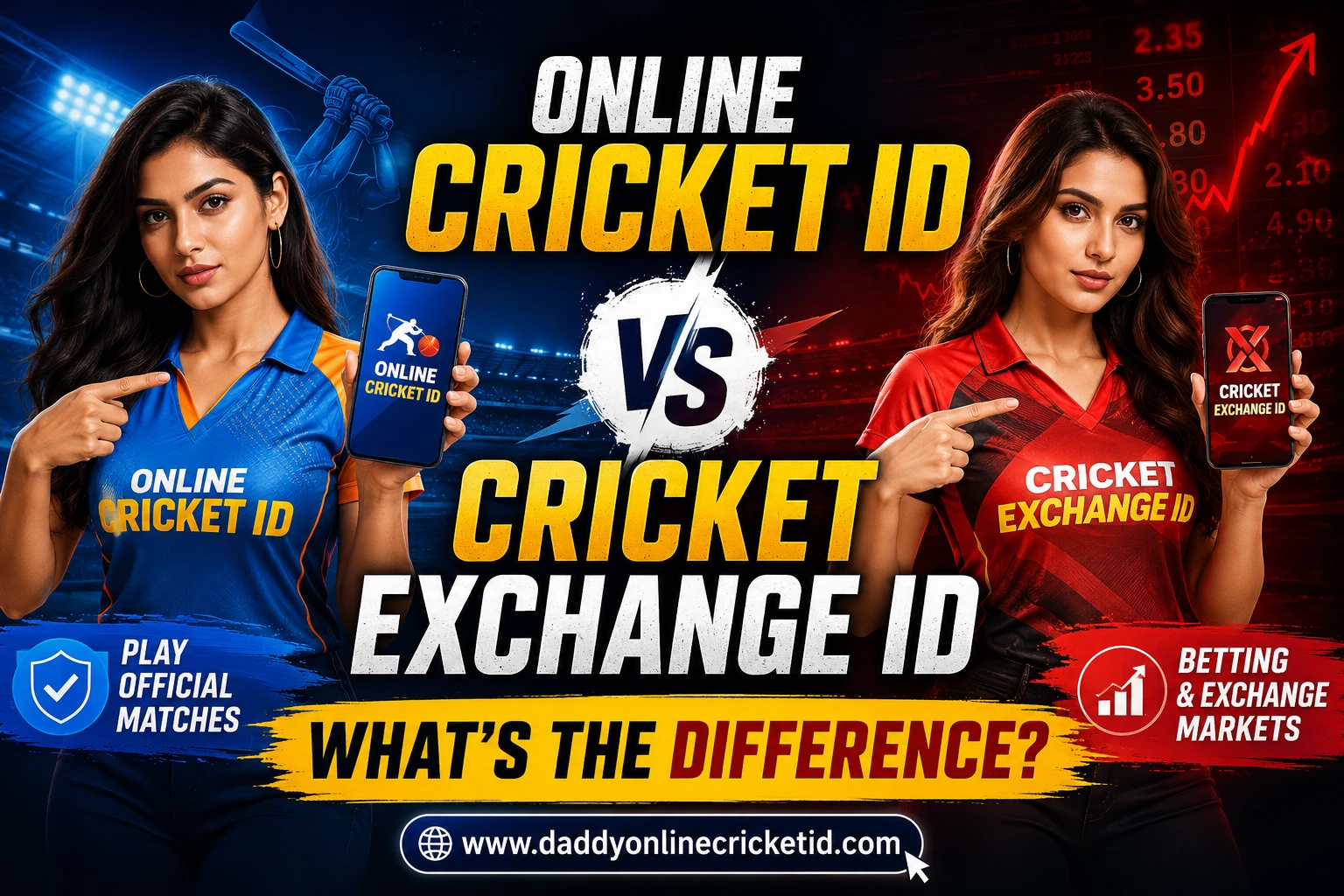 Read more about the article Online Cricket ID vs Cricket Exchange ID – What’s the Difference?