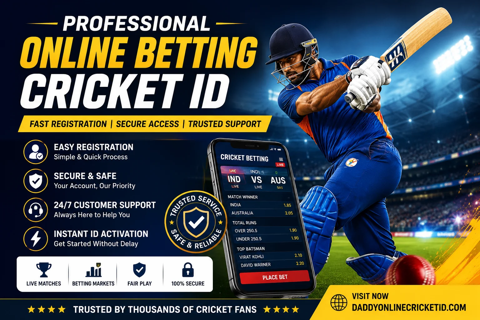 online betting cricket id