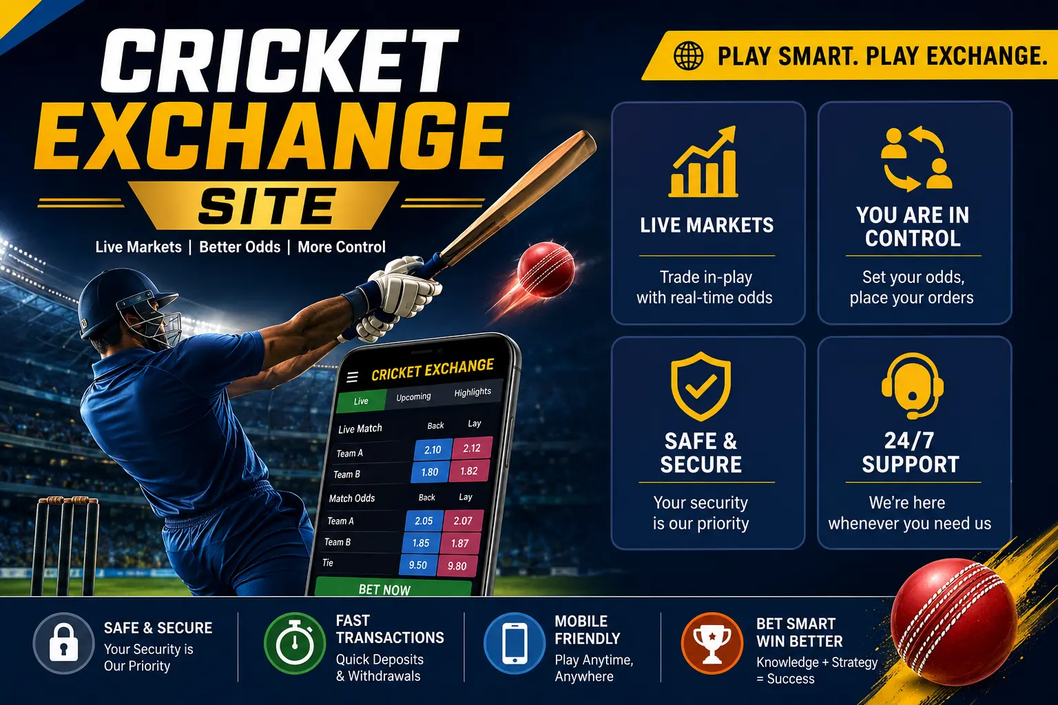 Cricket Exchange Sites in India – online cricket exchange information