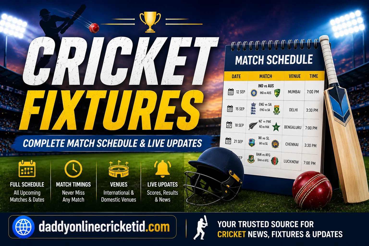 Cricket Fixtures