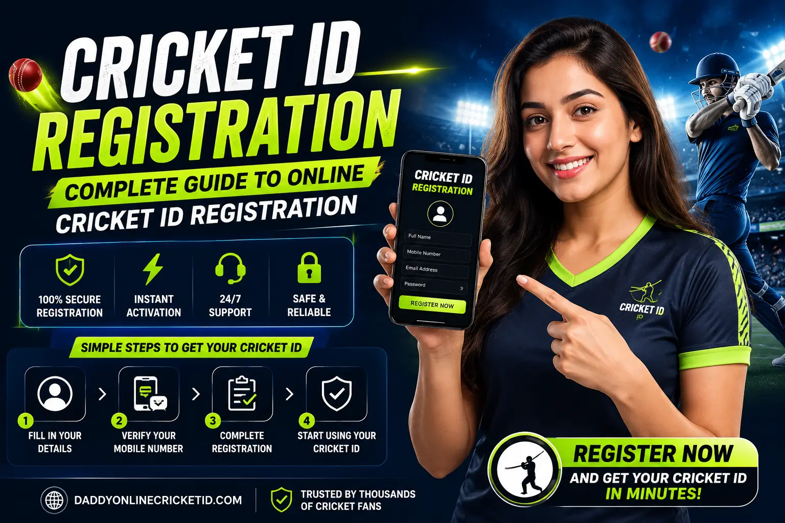 Cricket ID Registration – online account setup and access information