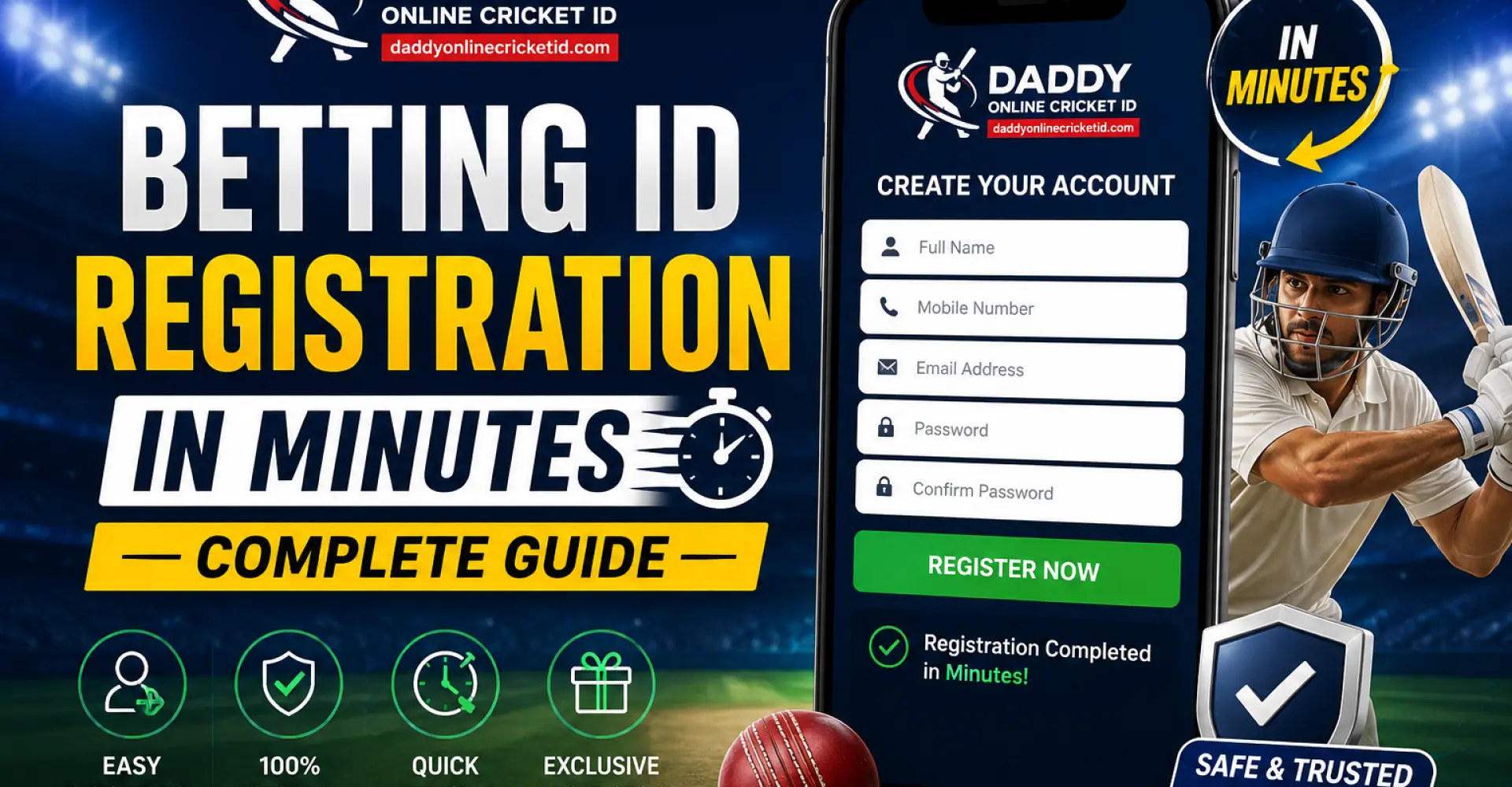 Betting ID registration – online account setup and access information