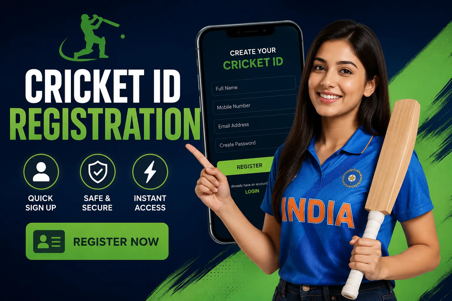 Cricket ID Registration – online account setup and cricket platform access